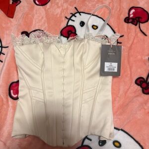 House of CB Cream Lace Corset